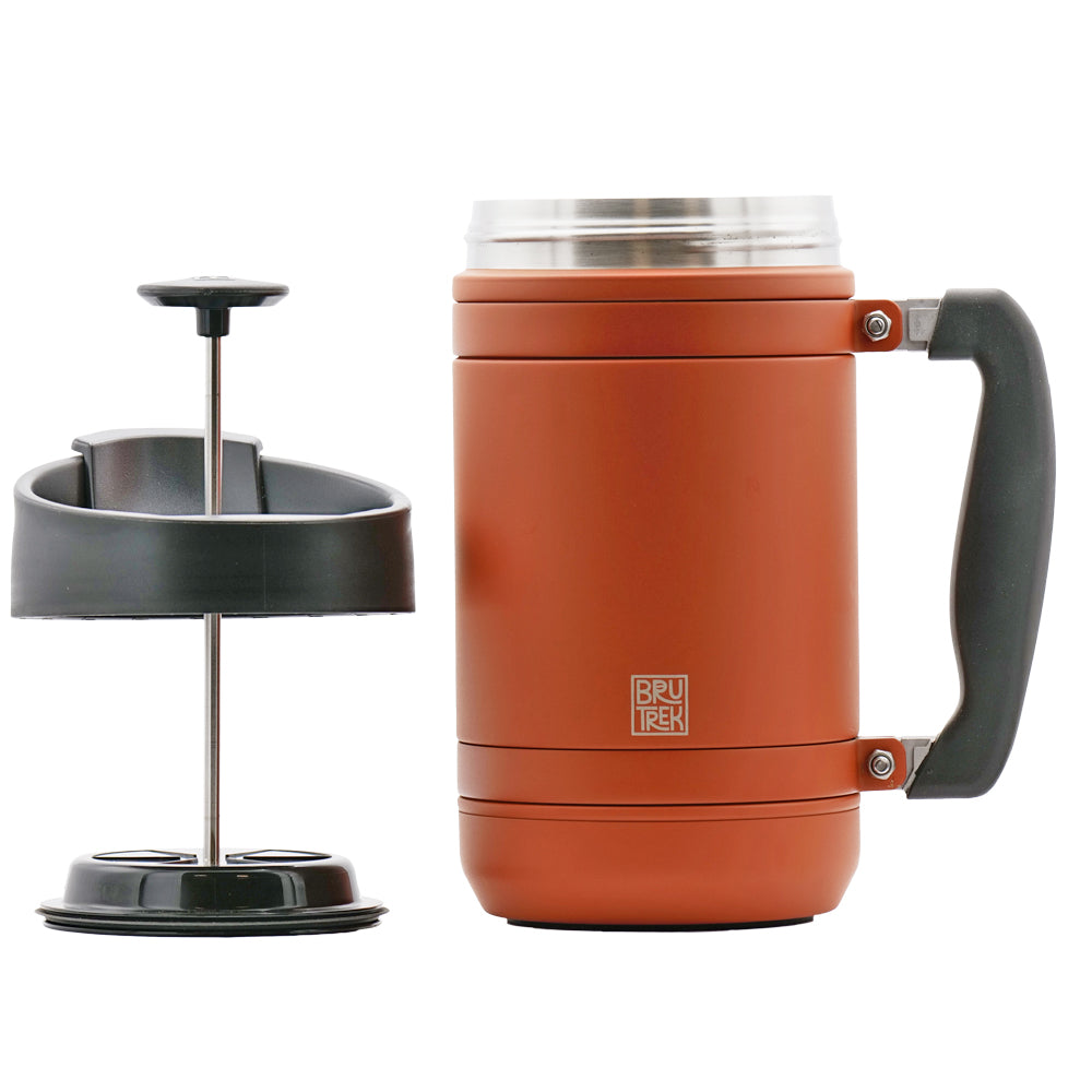 Weatherby BaseCamp French Press .95 L (32oz) Carafe - Canada Brass -