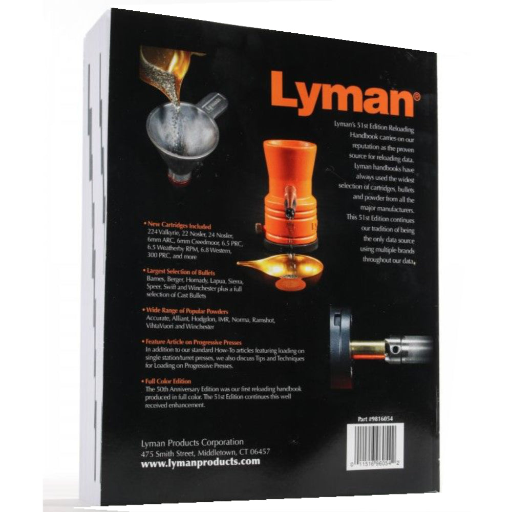 Lyman 51st Edition Reloading Handbook - Canada Brass -