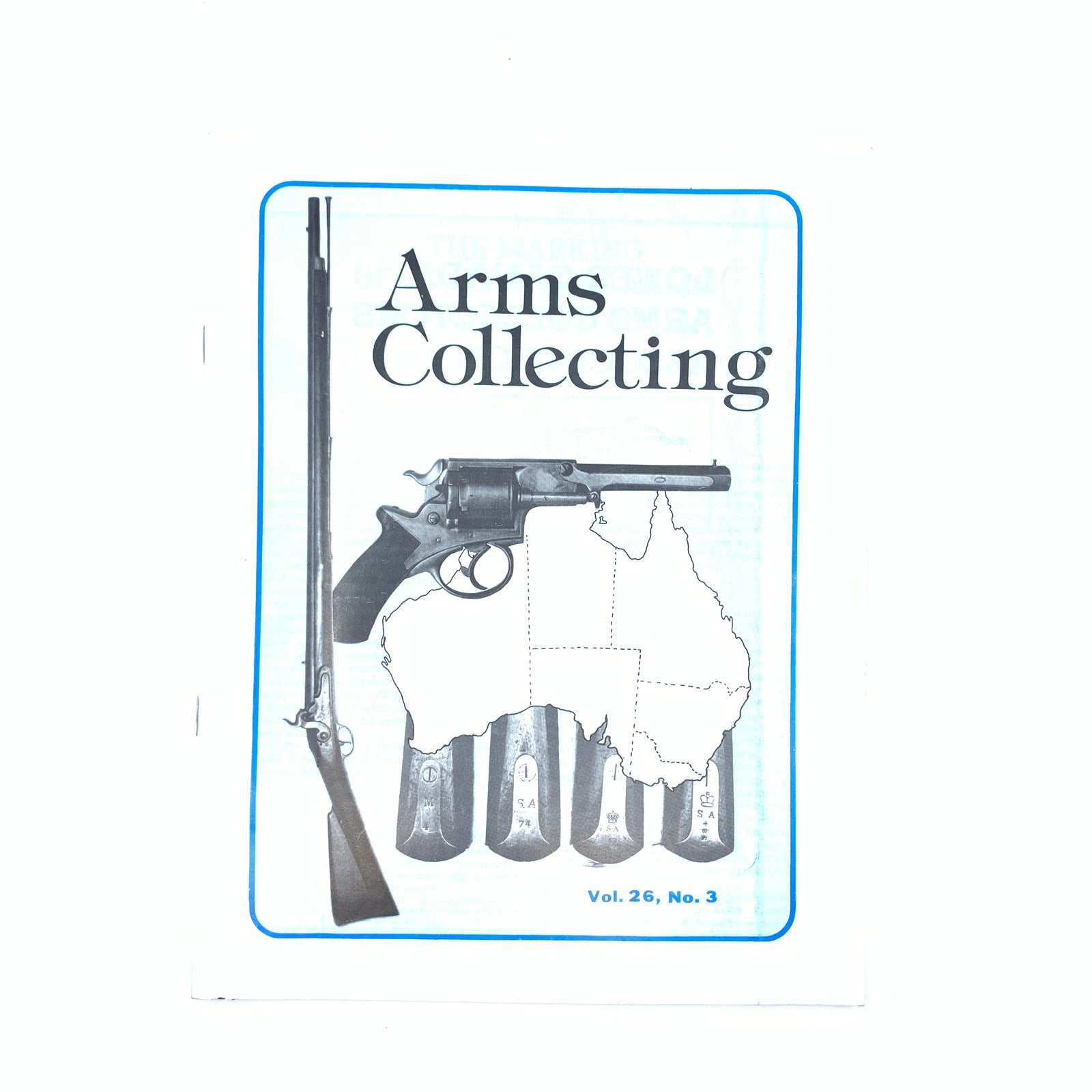 Canadiann Journal of Arms Collector 1988 Complete Vol 26 1-4