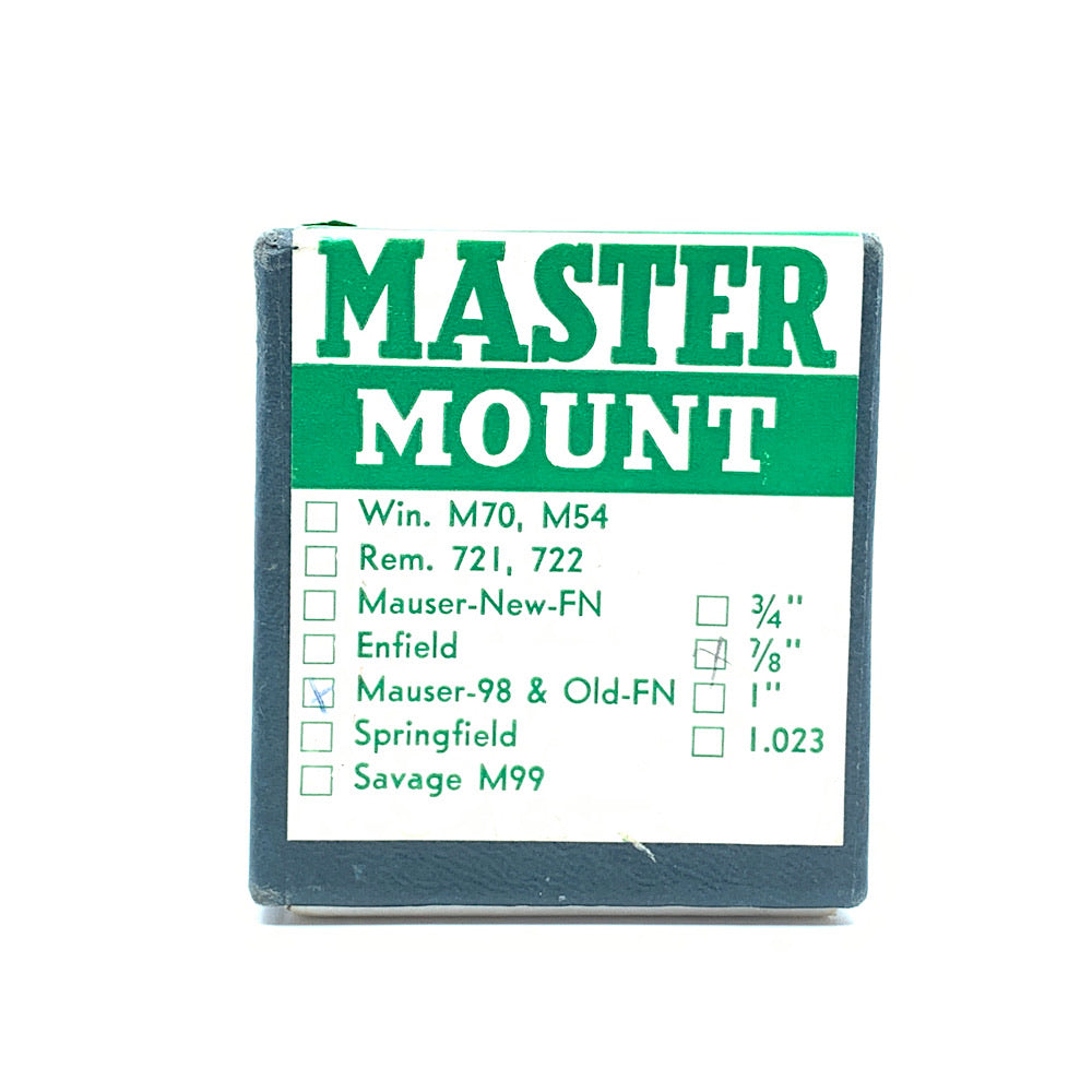 Stith Master 7/8&quot; Scope Mount For Mauser 98 &amp; Older FN Action
