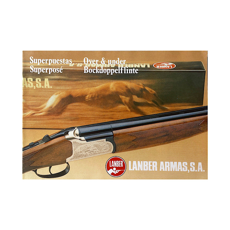 Lanber Mod 87 O&U Shotgun Original Manual - Canada Brass - 