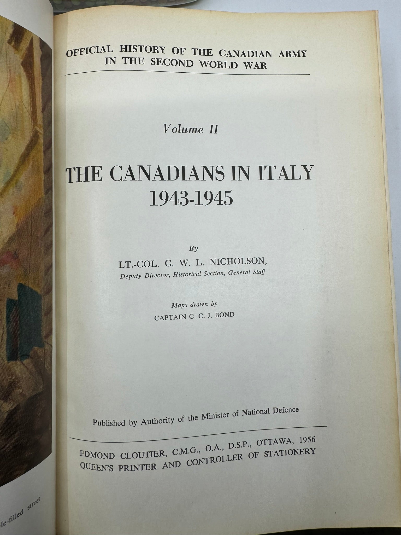 The Canadians In Italy 1943-1945