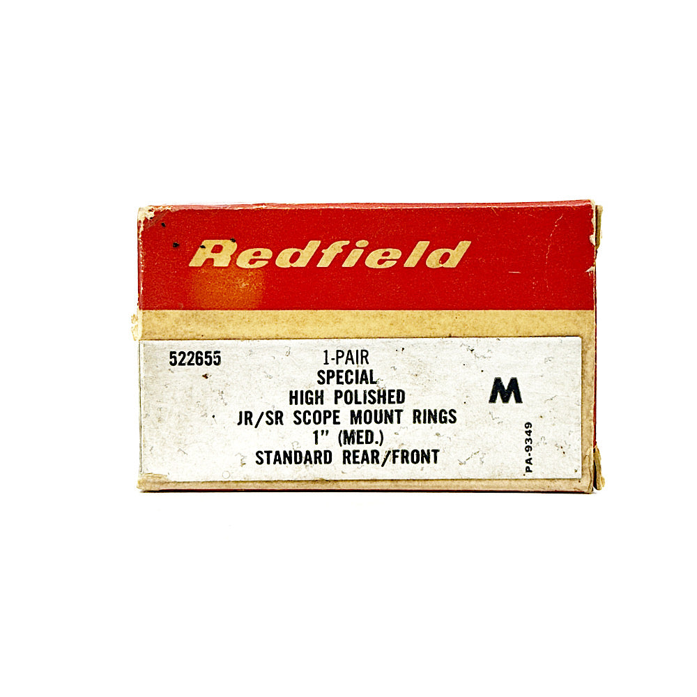 522655 Redfield Original High Polish blue medium turning scope rings - Canada Brass - 