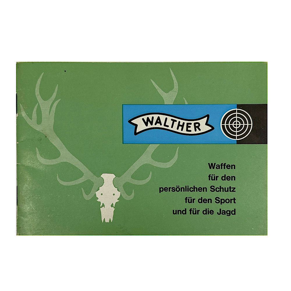 Walther 1960s Sporting Catalogue in German - Canada Brass - 