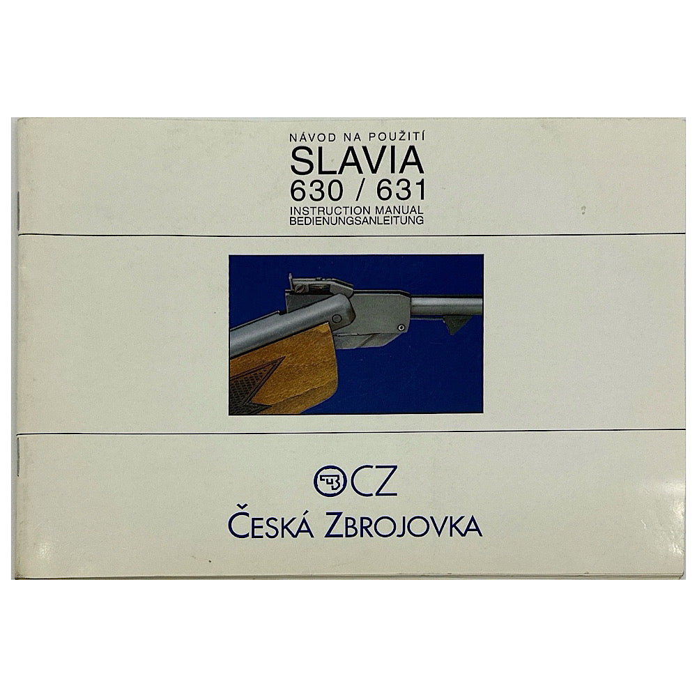 CZ Slavia 630/631 Pellet Rifle Manual - Canada Brass - 