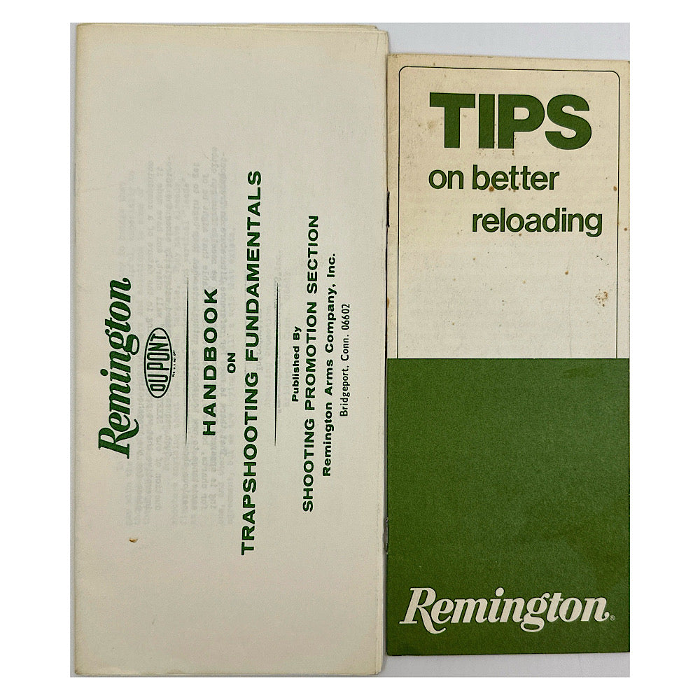 Remington Trap shooting poster, Remington Trap shooting instruction, Tips on Reloading, Remington all American Poster - Canada Brass - 