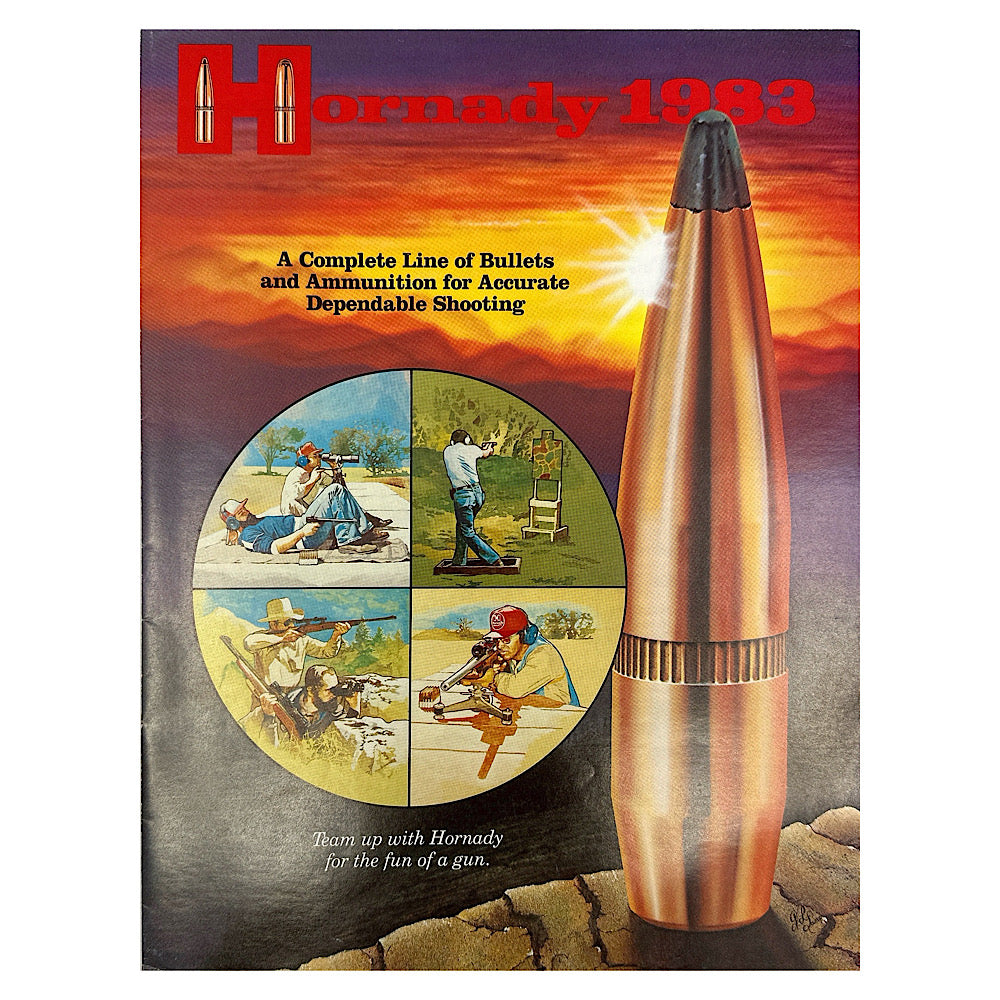 Hornady 1983 Fold Out Bullet Chart - Canada Brass - 