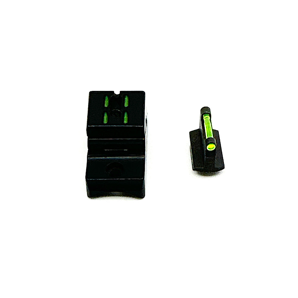 Williams Replacement Flourescent Green Sight set for 742, 700 etc. Remington Rifle - Canada Brass - 