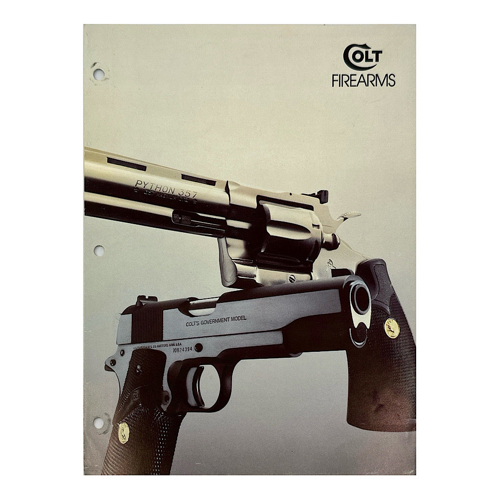Colt 1982 Full Colour Fold Out Catalogue - Canada Brass - 