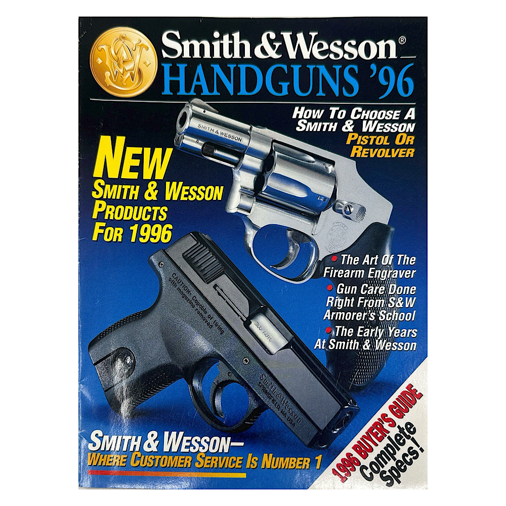 Smith &amp; Wesson 1996 Catalogue Buyers Guide - Canada Brass - 