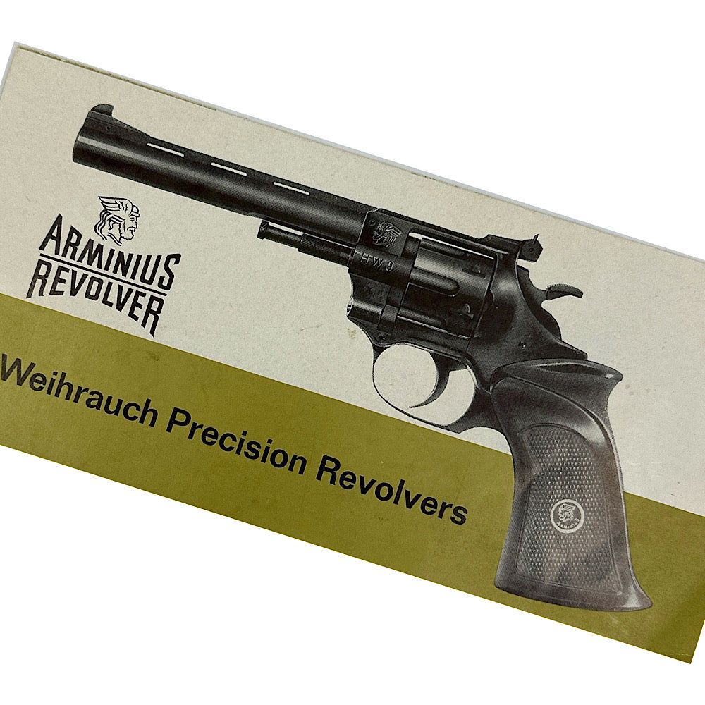 Arminius Revolver Weihrauch Precision Revolvers Fold out Catalogue - Canada Brass - 