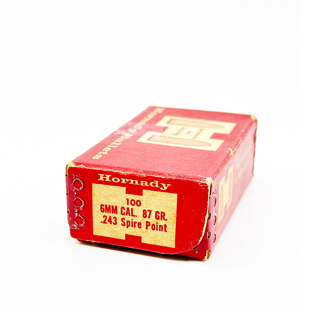 Box (100) Hornady 6mm .243 87 Gr Spire Point Pellet