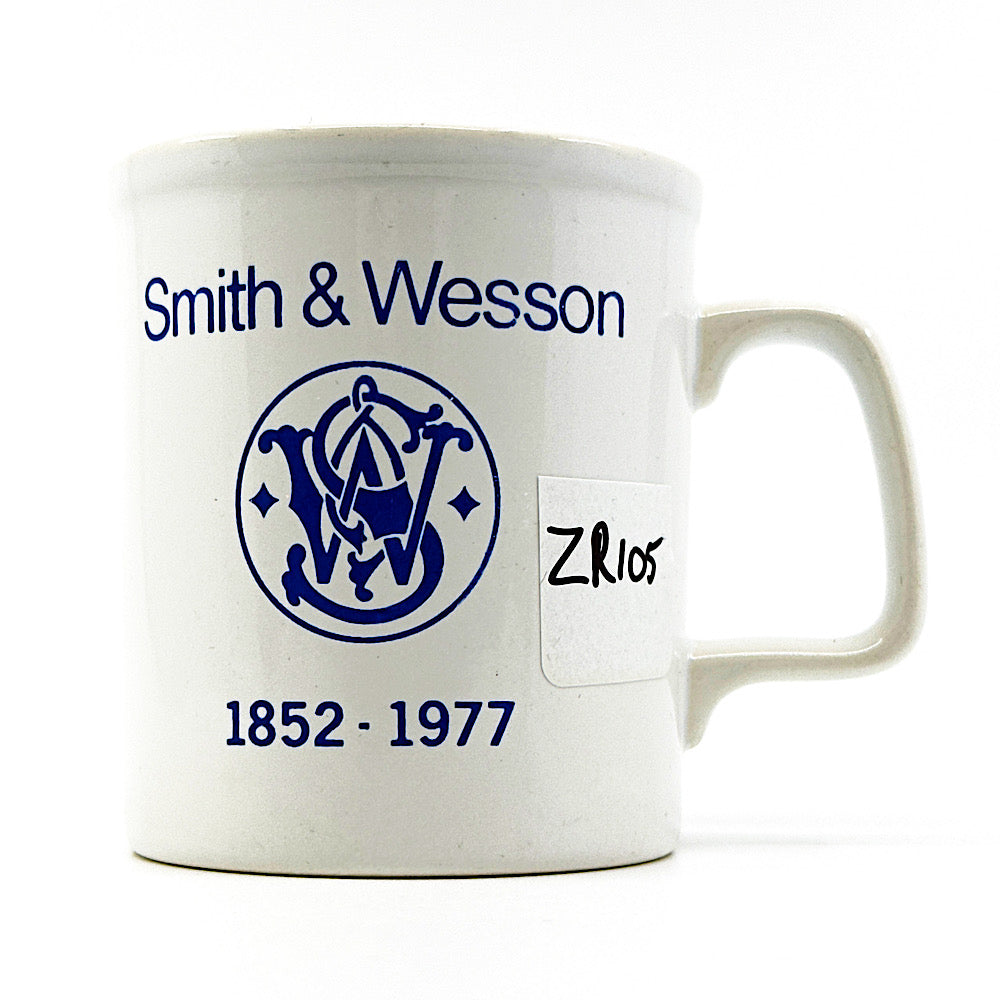 Vintage Official Smith & Wesson 1852-1977 Coffee Mug - Canada Brass - 
