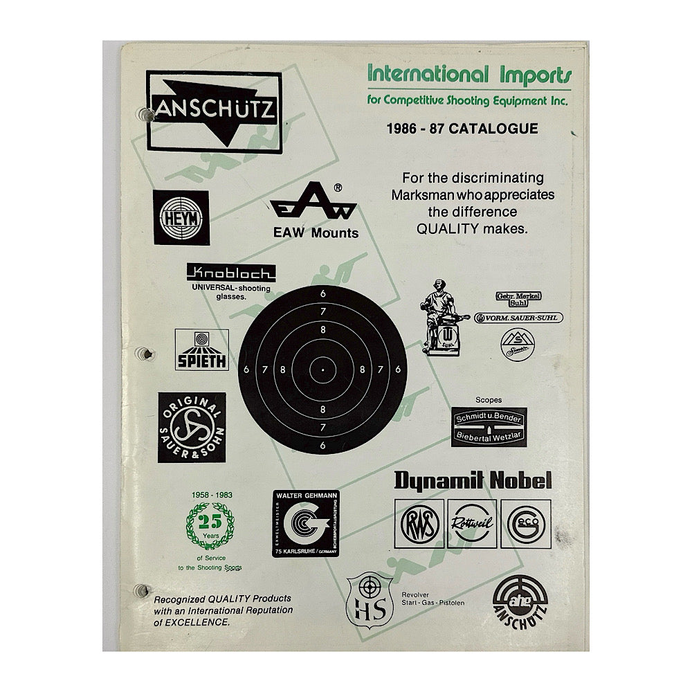 International import Canadian 1986-1987 Catalogue - Canada Brass - 