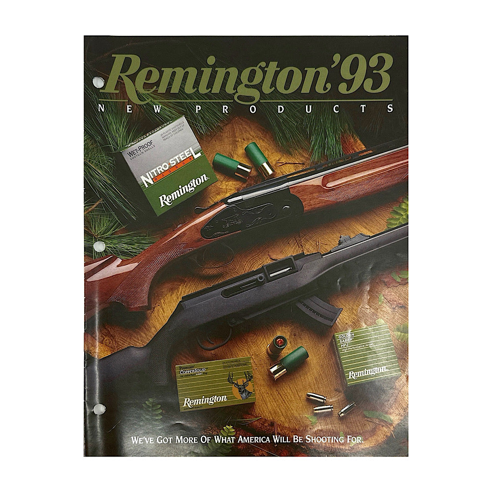 Remington 1993 New Product pamphlet - Canada Brass - 