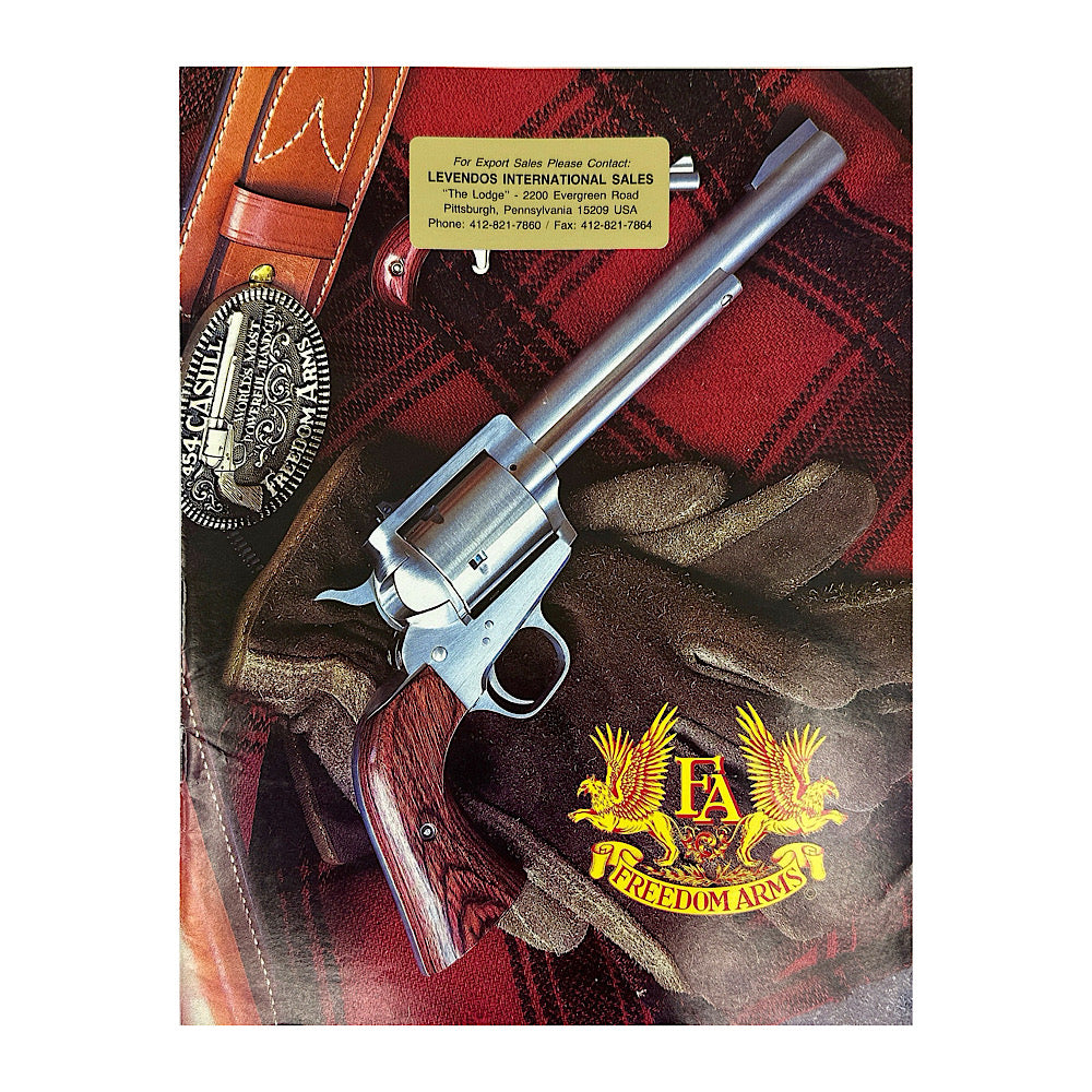 Freedom Arms 1991 Revolver Catalog - Canada Brass - 