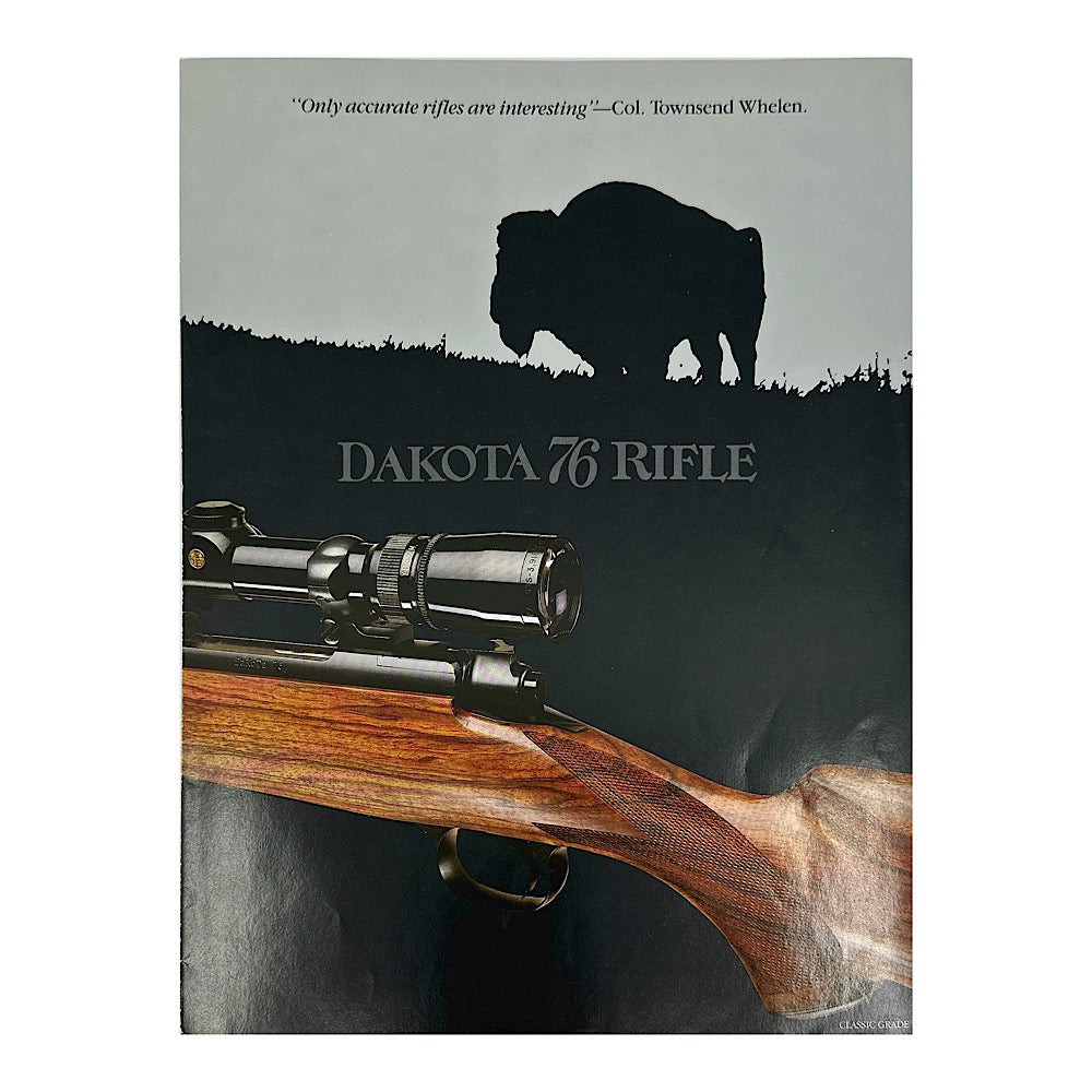 Dakota 76 Rifle Fold Out Catalogue & 1988 Price List - Canada Brass - 