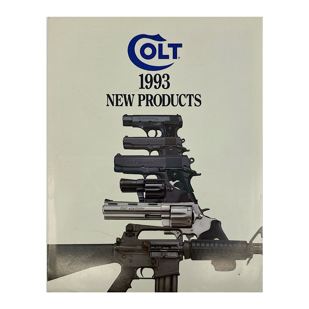 Colt 1993 New Products Fold Out - Canada Brass - 