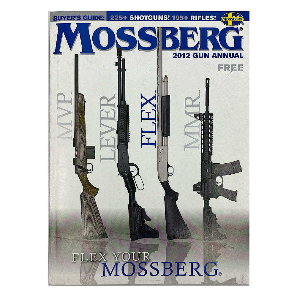Mossberg 2012 Gun Annual Catalog Canada Brass