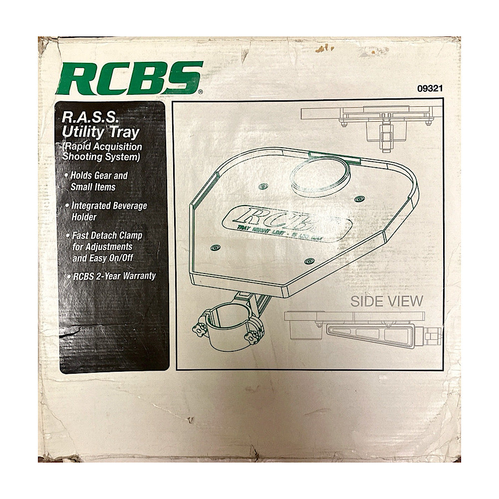 RCBS #09321 R.A.S.S. Utility Tray for RCBS Russ shotting bench in box