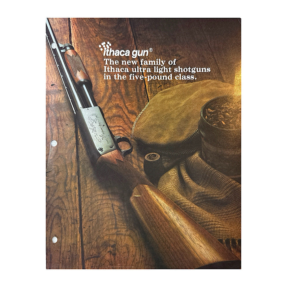 Ithaca 1984 Model 37 Ultralite Shotgun Catalog Canada Brass