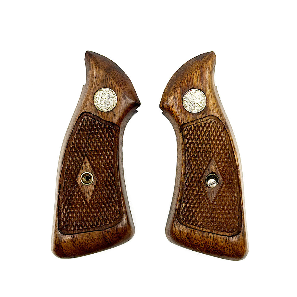 Smith & Wesson Mod 34 Original Wood Grips with Screw
