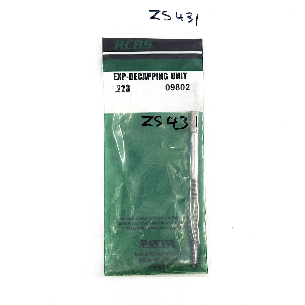 R.C.B.S. #09802 Expander Decapping Rod with 223 Expander