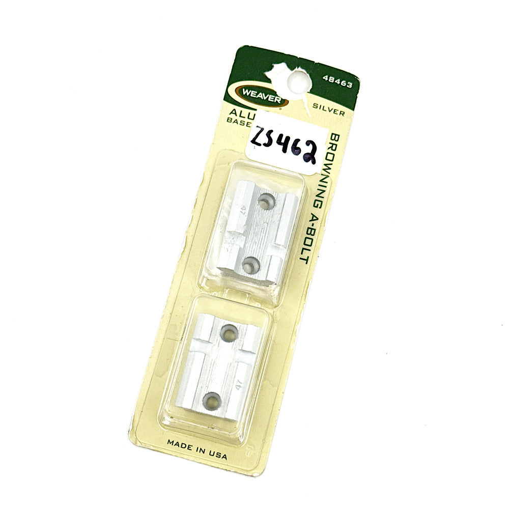 Weaver #48463 2 base set silver for Brn A Bolt
