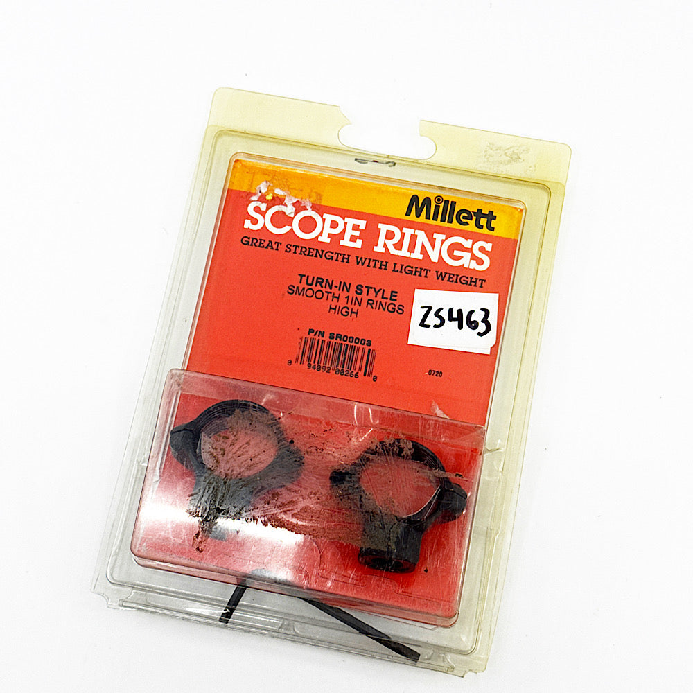 Millet #SR00008 1" Blued High Rings