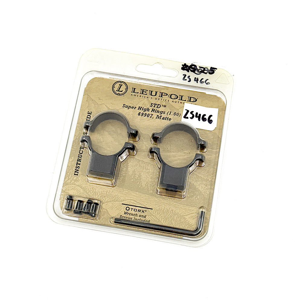 Leupold #49907 Matte Super High 1" Scope Rings