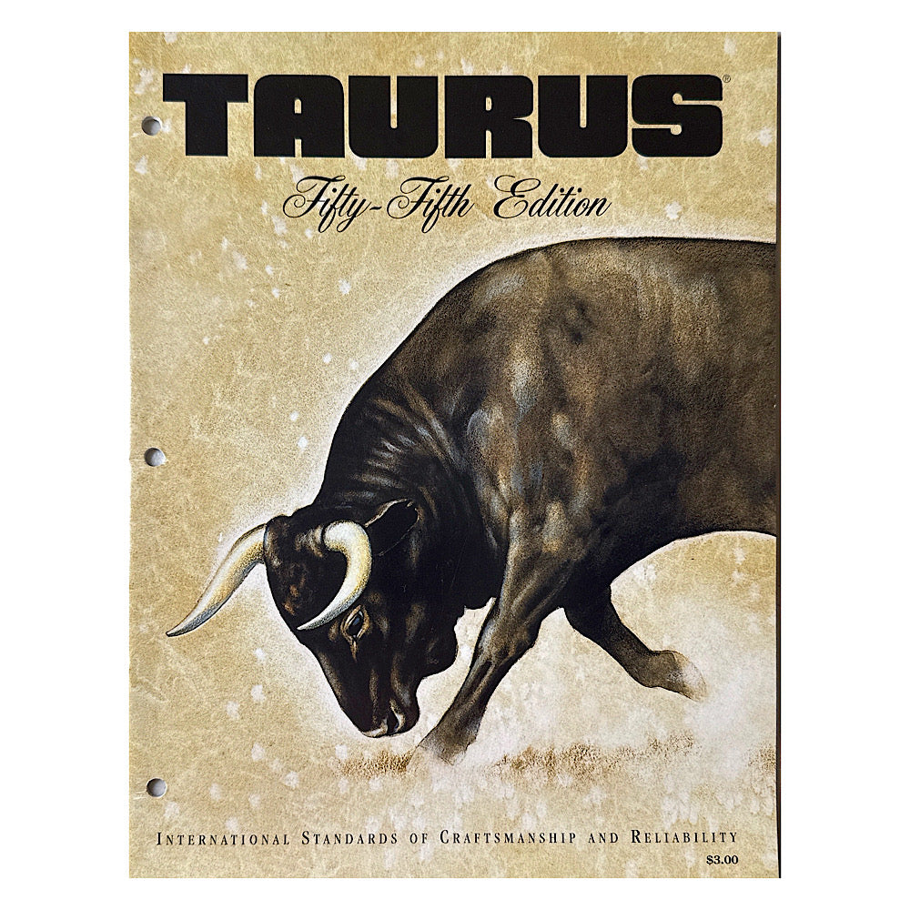 Taurus Fifty Fifth Edition Catalog 1995