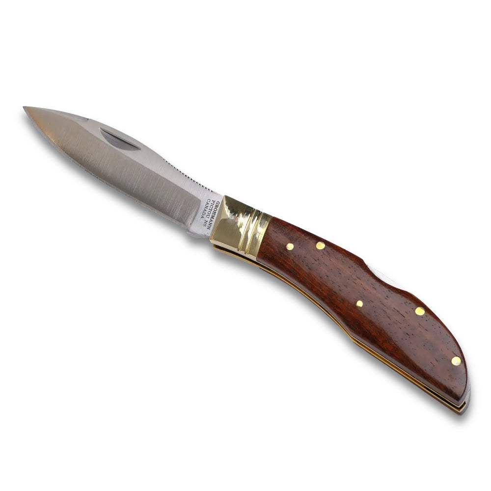 Grohmann's Russell Mini Folding Pocket Knife. Canada Made strong steel.