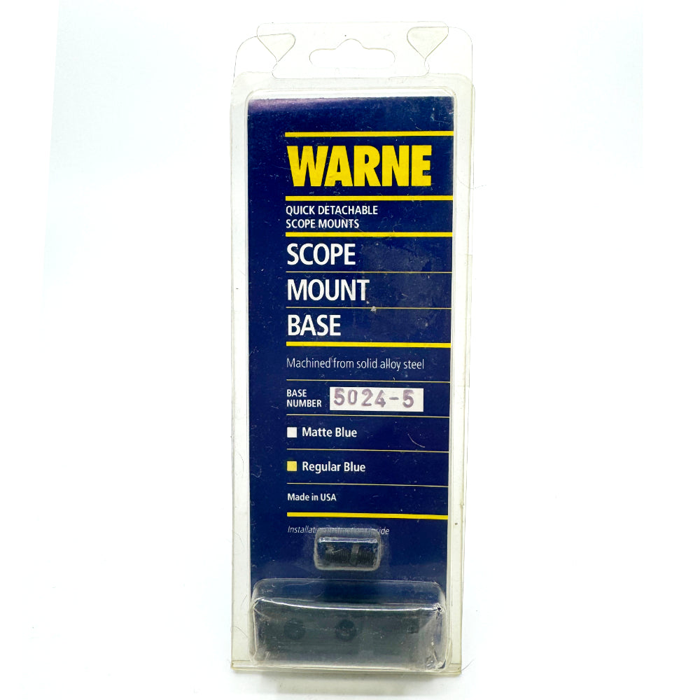 Warne Rear Base for Kimber M-84 Round Top Receiver (Old Packaging)