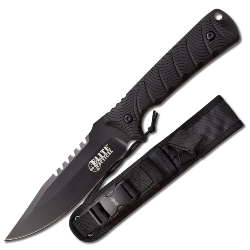 Elite Tactical Backdraft Fixed Knife - Canada Brass - 