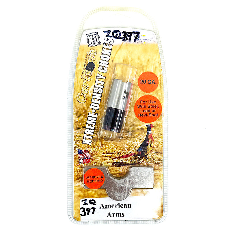 Carlsons American Arms 20ga Modified choke tube with wrench in box - Canada Brass - 