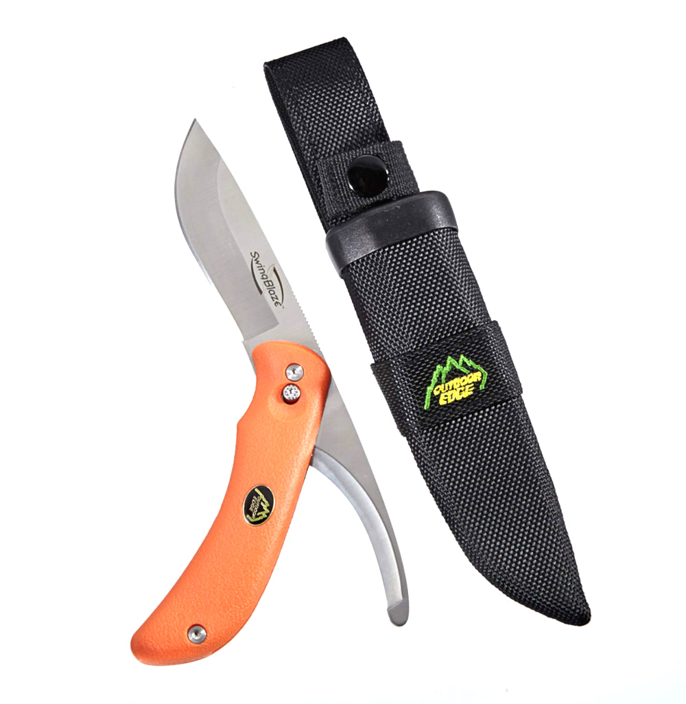 Outdoor Edge Orange Swingblade - Canada Brass - 