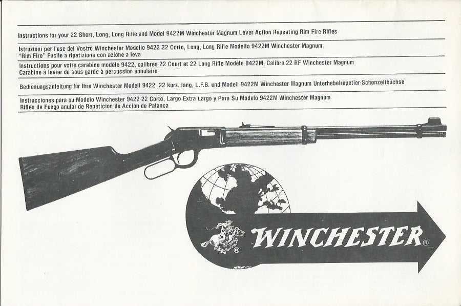 Winchester Model 94 22 Instruction Manual
