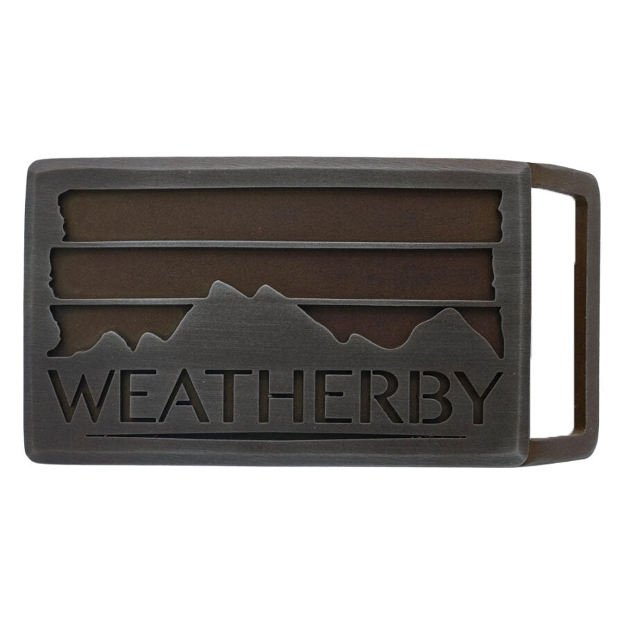 Weatherby Belt Buckle - Canada Brass - 