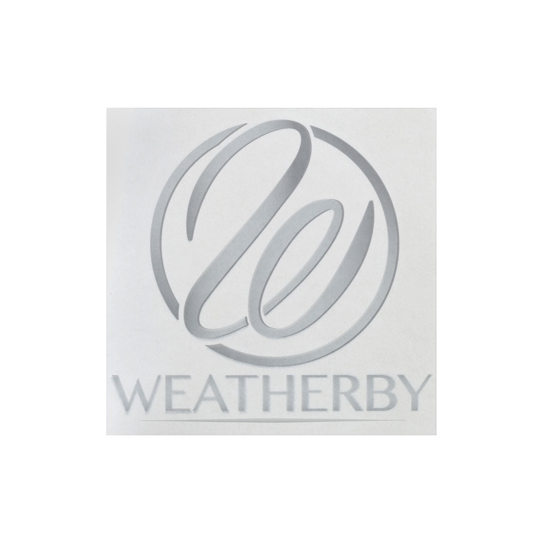 Weatherbe Logo Weatherby Vinyl Decal - Canada Brass