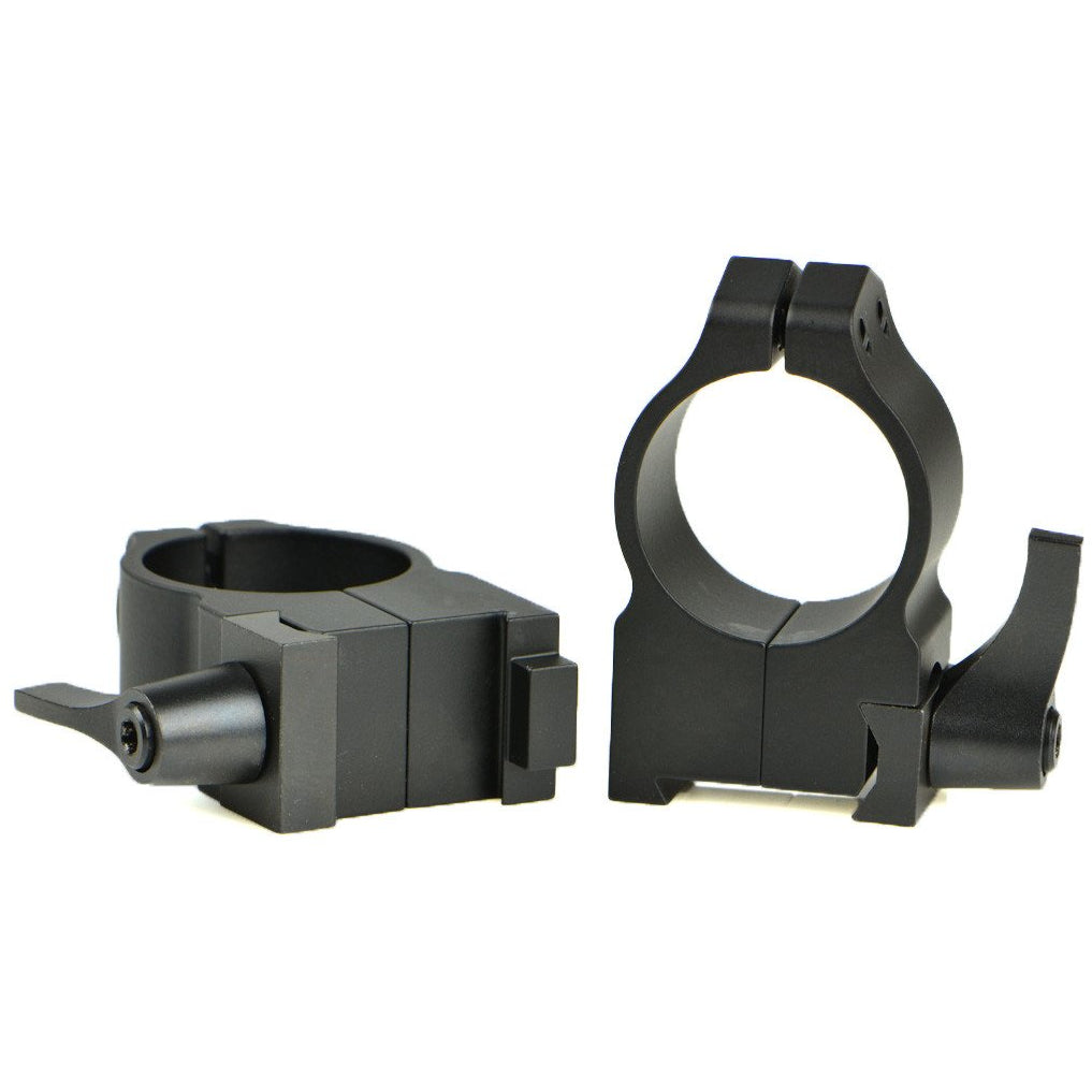 Warne Quick Detach Matte Rings for CZ