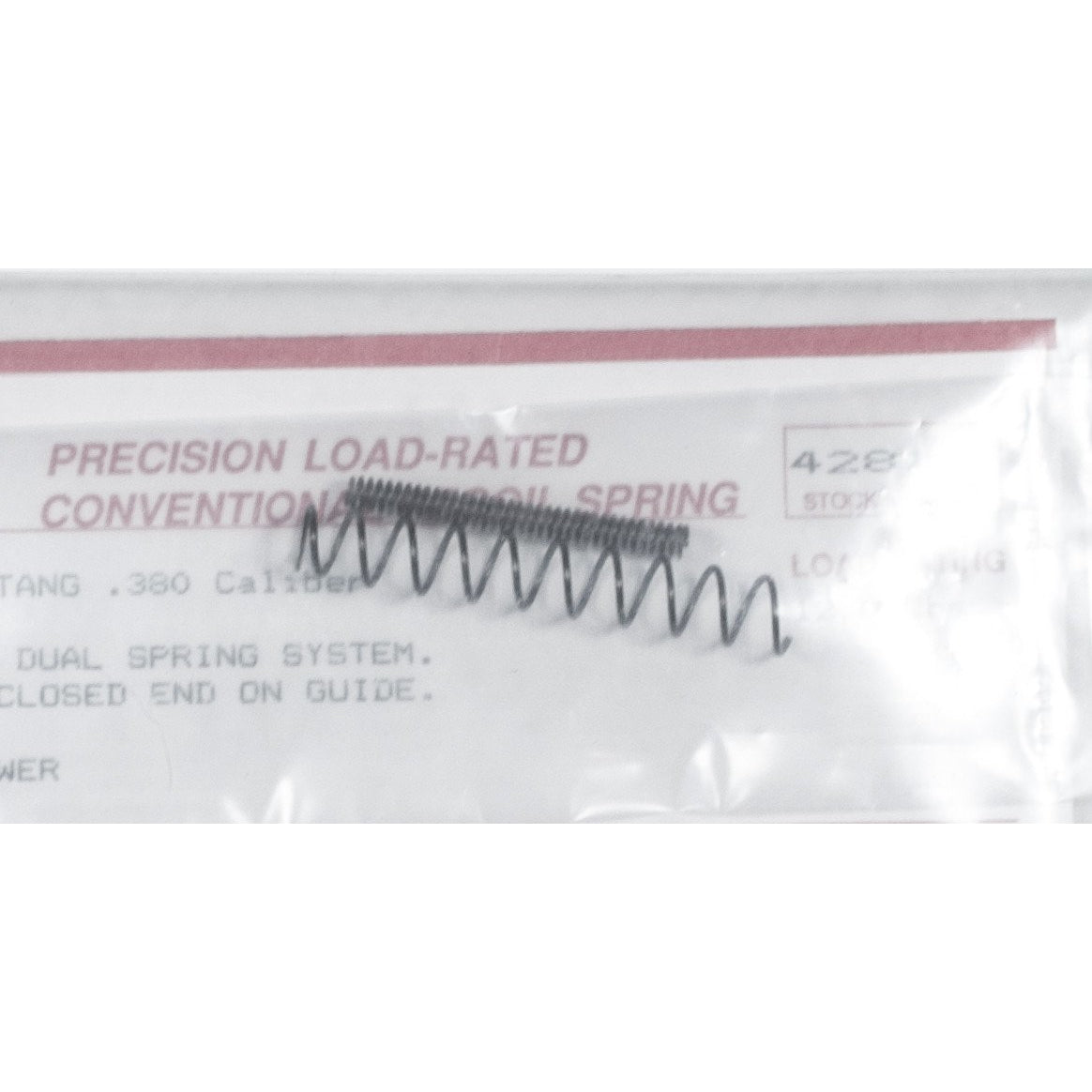Wolff Precision Load Rated Conventional Recoil Spring for Colt Mustang 380 Cal.