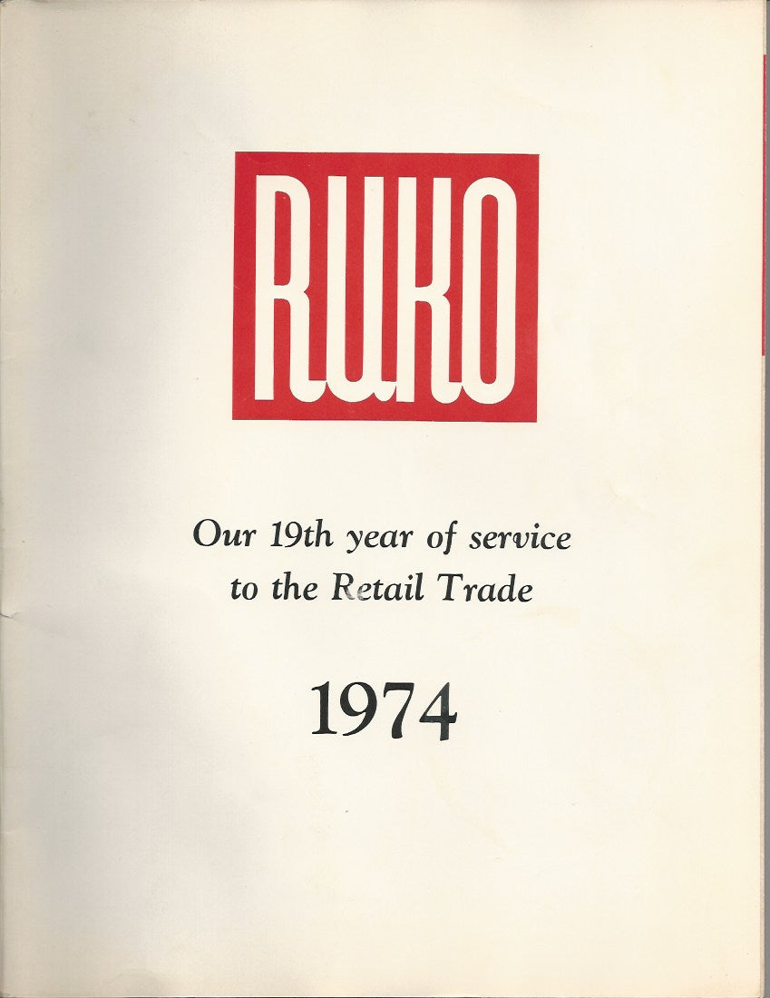 Ruko 1974 Catalogue