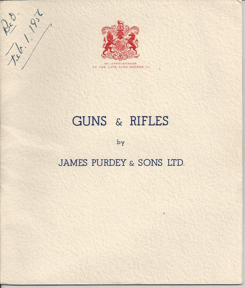 James Purdy &amp; Sons 1955-56 Catalogue