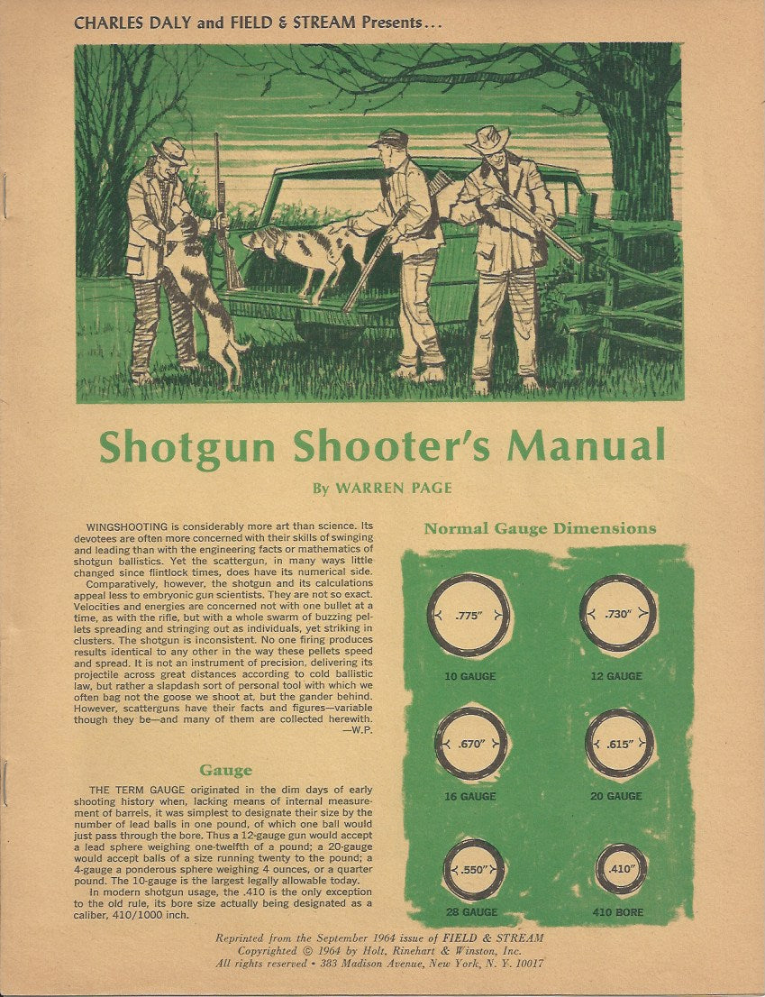 Charles Daly Brochures and Catalogue 1960's-1970's Collection - Canada Brass - 