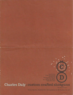 Charles Daly Brochures and Catalogue 1960's-1970's Collection
