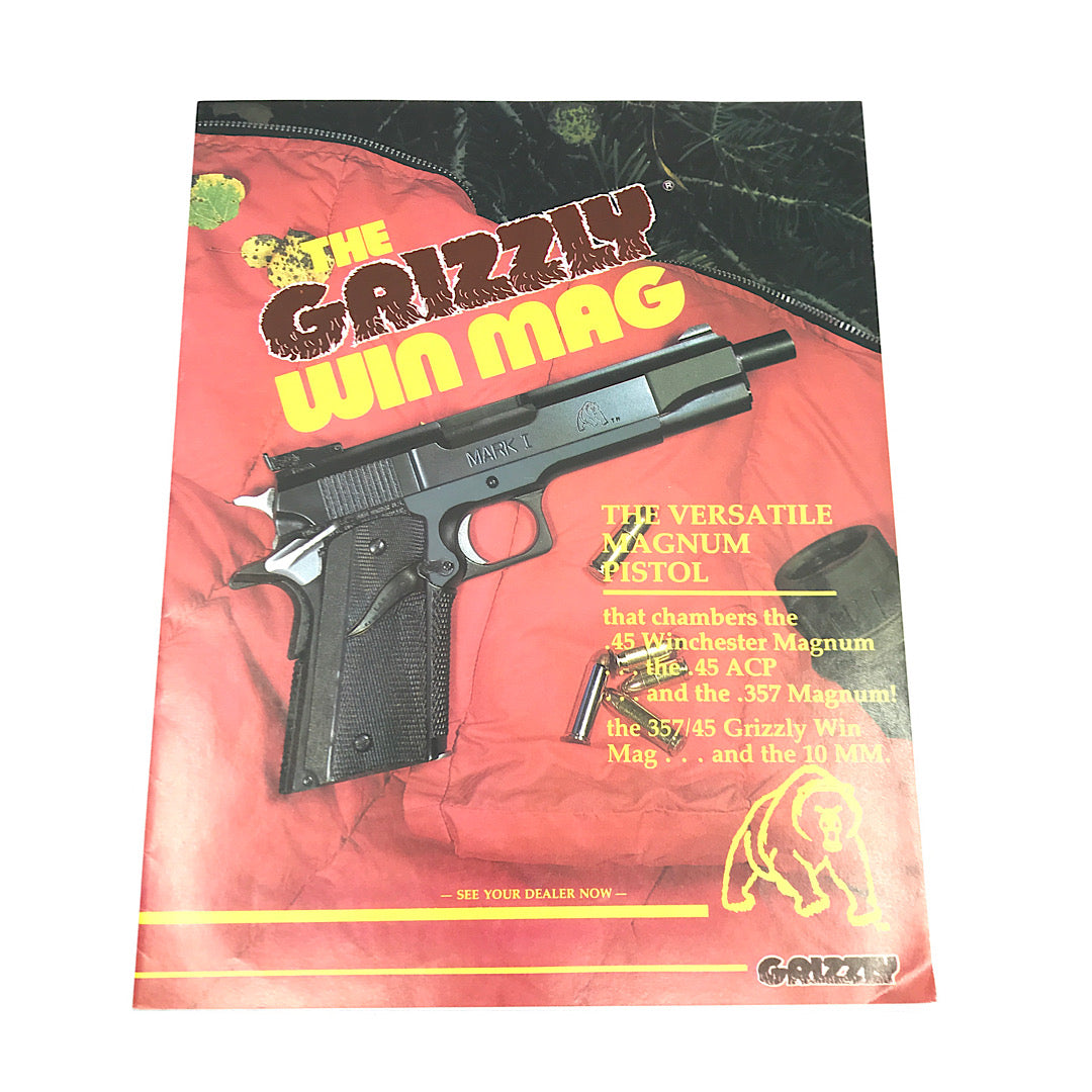 The Grizzly Win Mag Brochure, Price List & Insert