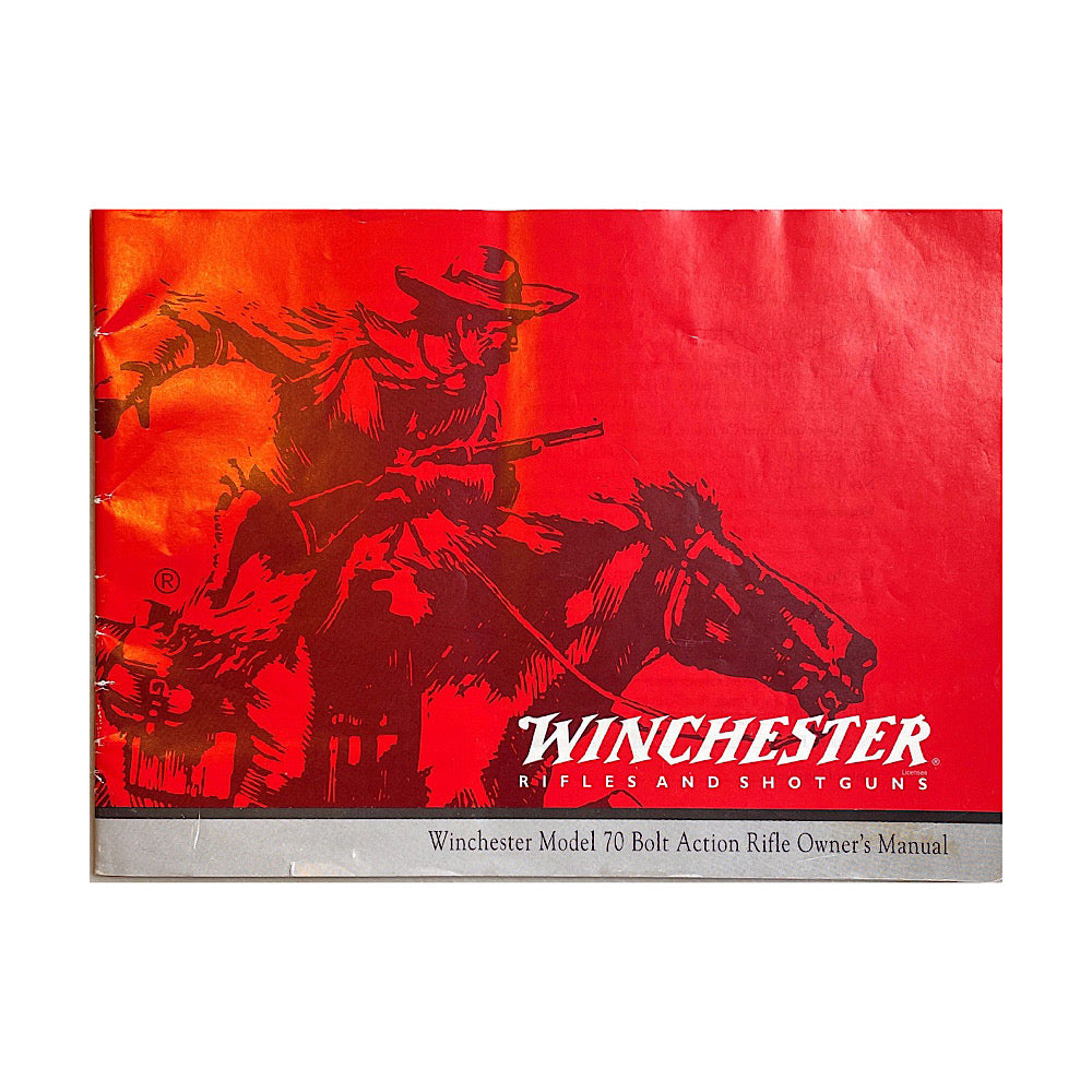 Winchester Model 70 Bolt Action Rifle Owner&#39;s Manual - Canada Brass - 