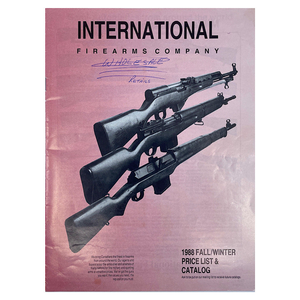 International Firearms Surplus Arms S.B. 20 pgs (scribble on front)
