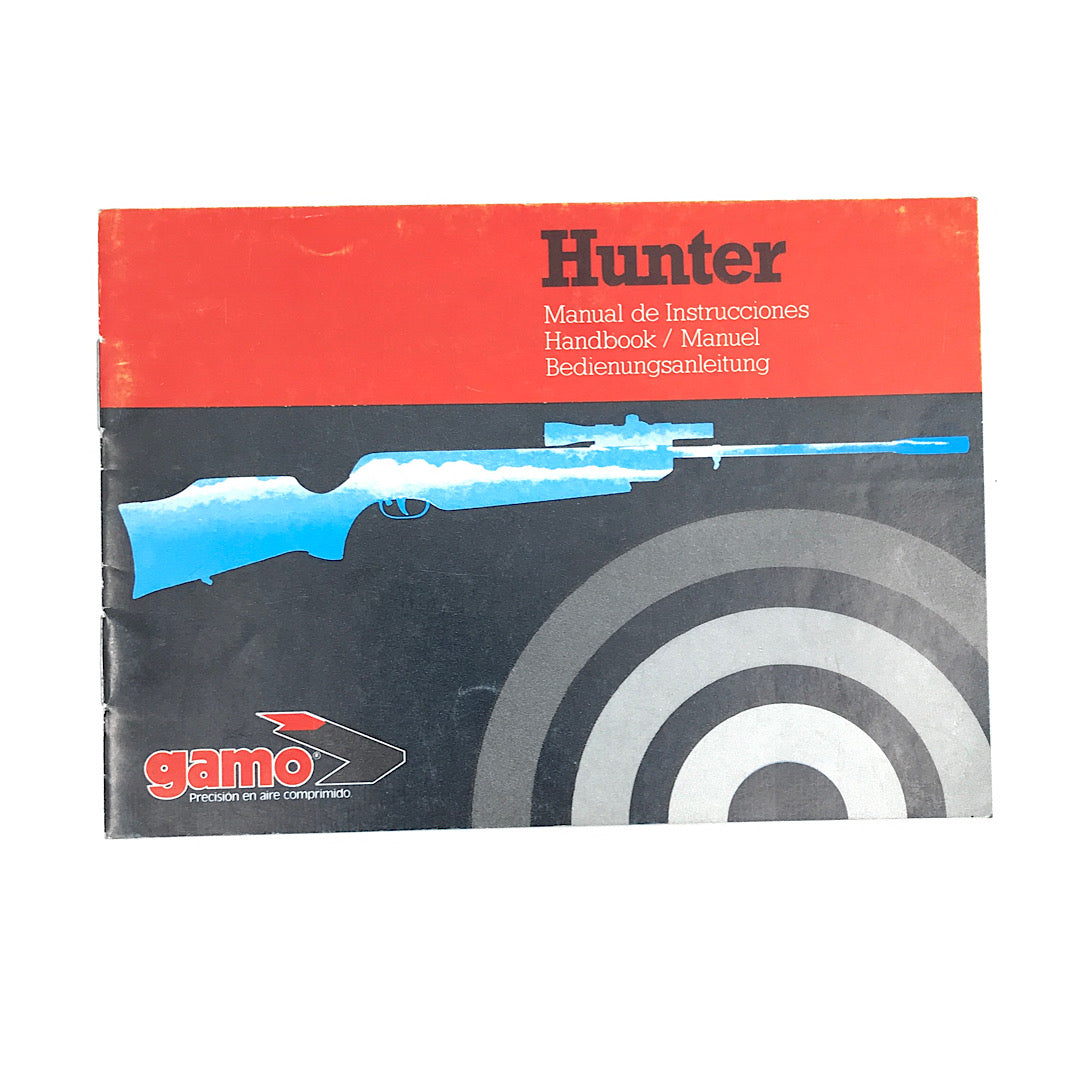 Gamo Hunter 177 Pellet Rifle Manual 4 Languages