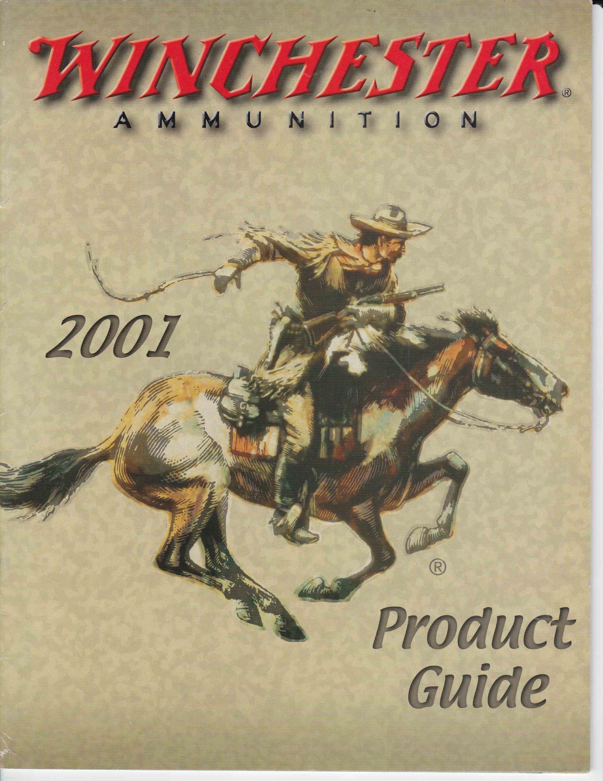Winchester Ammuntion Catalogues 1998, 1999, 2000, 2001 - Canada Brass - 